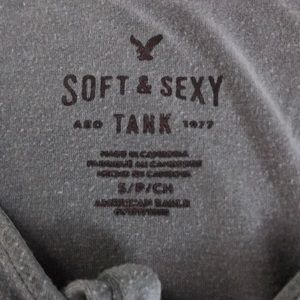 a purple/grey tank from American eagle